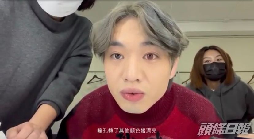 昨晚Jer分享早前拍新歌MV的花絮。